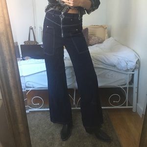 BDG wide leg 70s style jeans